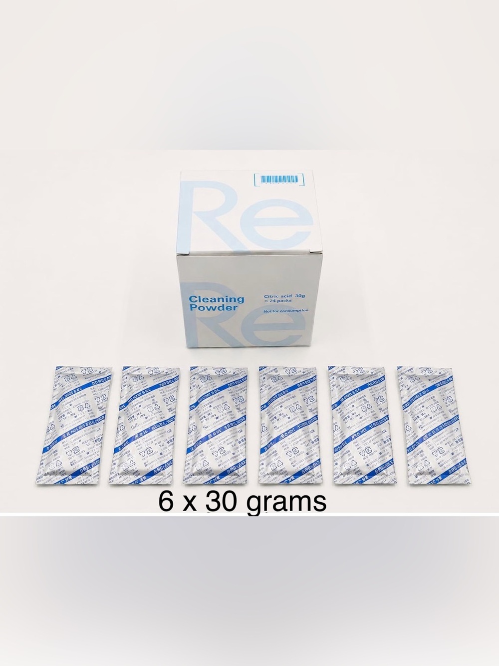 6 Cleaning Powders E-Cleaner Citric Acid for Enagic Machines SD501,JR2 K8 Kangen